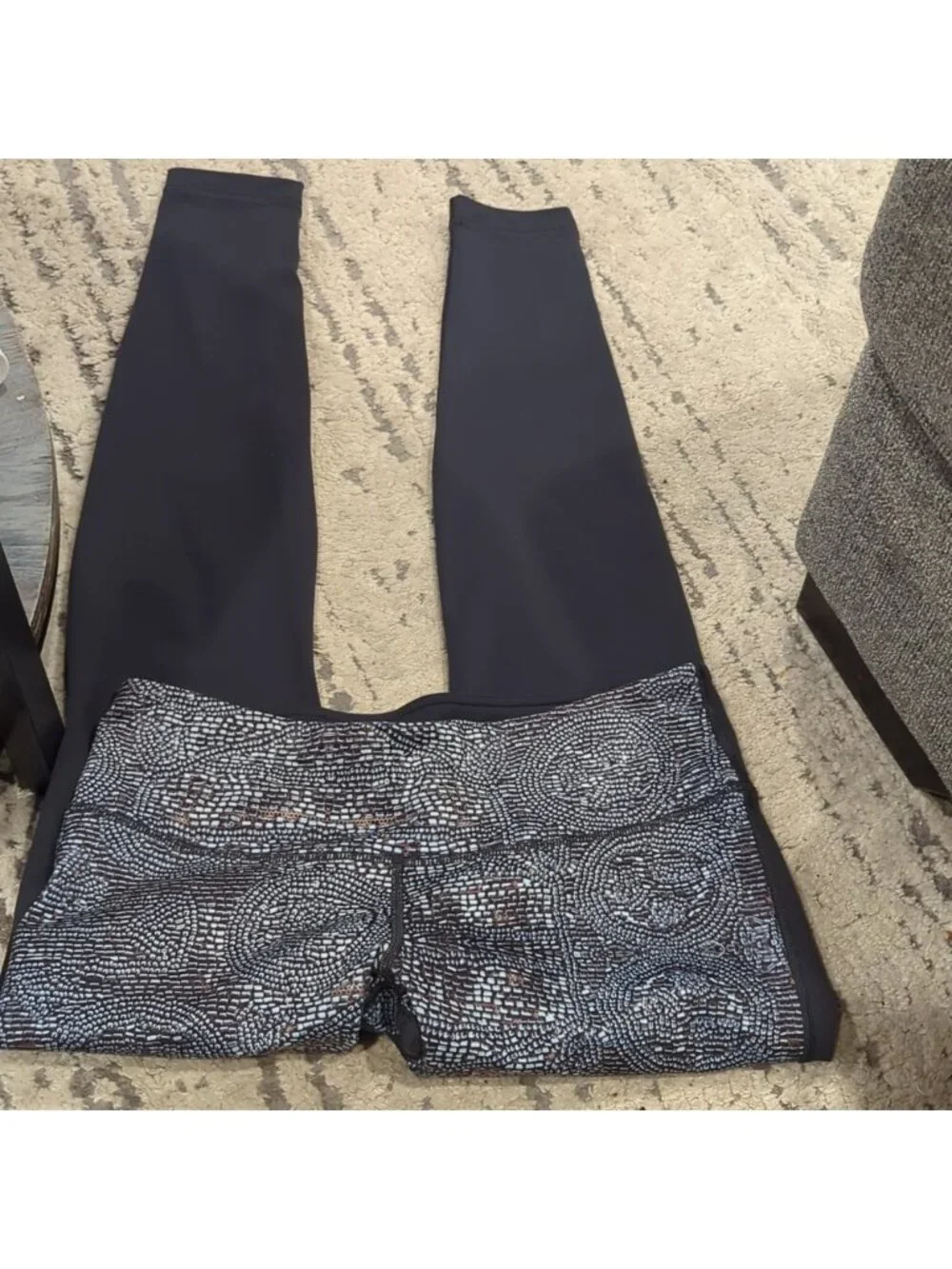 Lululemon Wunder Under *Full-On Luon Bead Envy Silver Spoon Multi / Deep coal